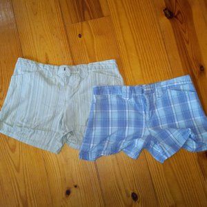 Shorts bundled 2 pair S.O. brand size 5 stretch cotton lycra fun shorty shorts